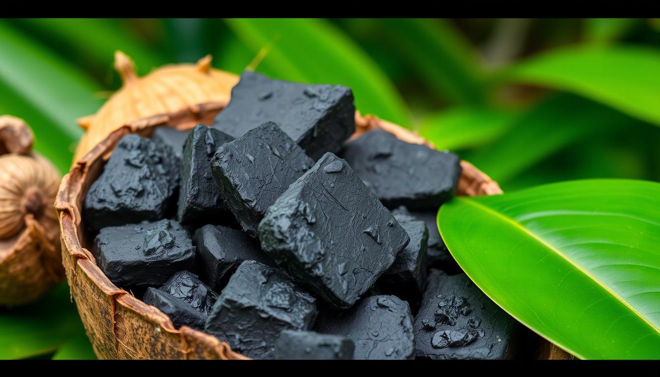 Premium coconut charcoal briquettes with high density